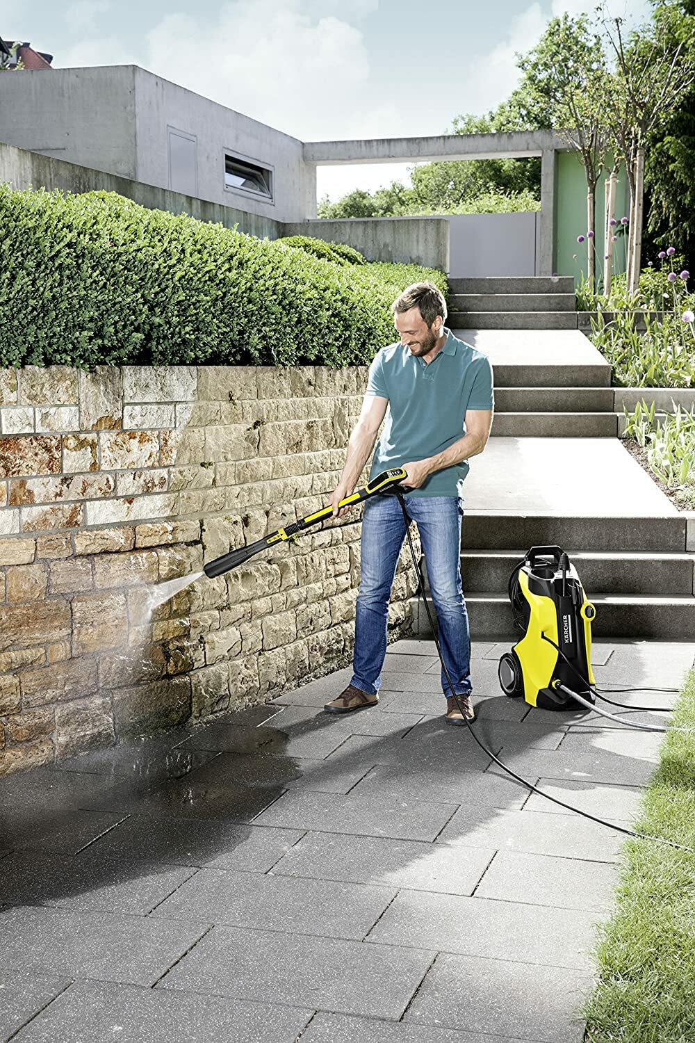 Kärcher high-pressure cleaner K 5 Premium Full Control Plus Home (pressure: 20-145 bar, flow rate: 500 l/h, hose drum, surface cleaner T 350, cleaning agent, 3-in-1 jet lance, Plus Power gun) Kärcher high-pressure cleaner K 5 Premium Full Control Plus Home (pressure: 20-145 bar, flow rate: 500 l/h, hose drum, surface cleaner T 350, cleaning agent, 3-in-1 jet lance, Plus Power gun)