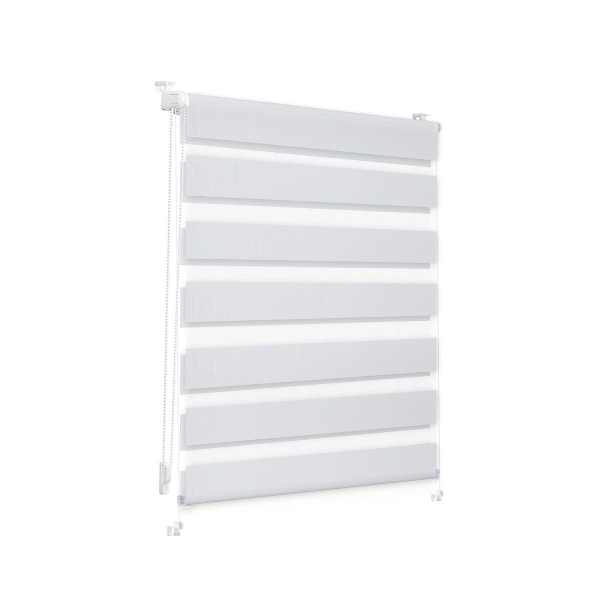 Duo-Rollo Klemmfix, ohne Bohren, gespannt, blickdicht, ab 45 x 150 cm