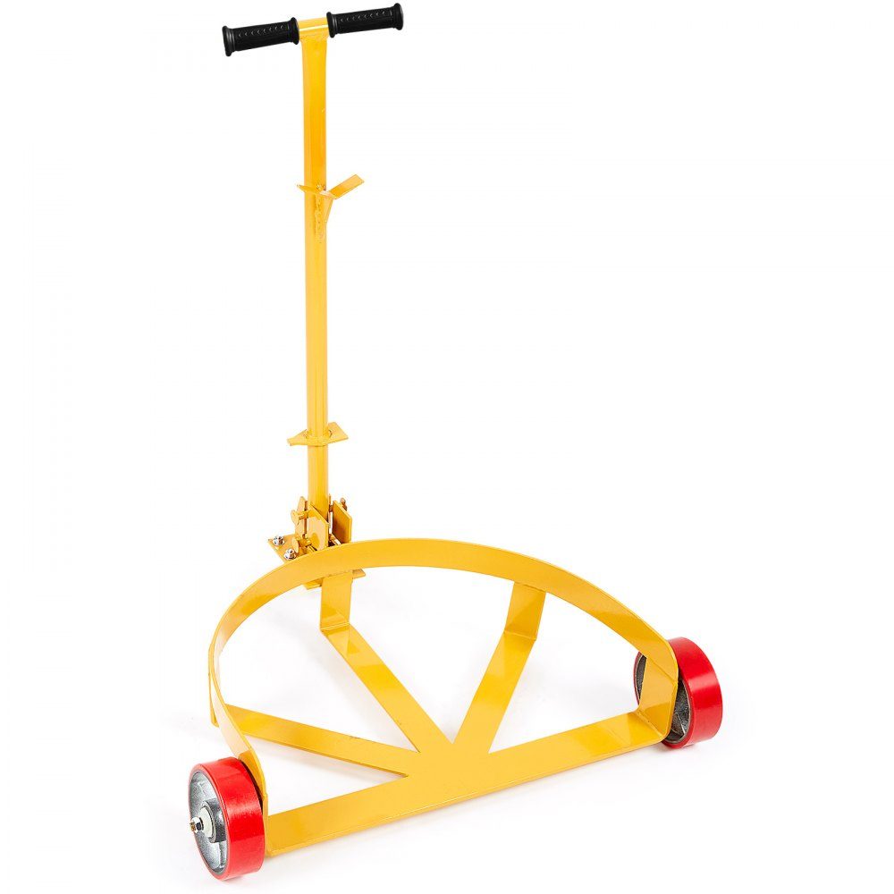 Barrel roller with handle Transport roller board 250L barrel trolley Ø 620 mm Suitable for transporting barrels up to a weight of 544kg Barrel trolley with 1 universal wheel & 2 directional wheels