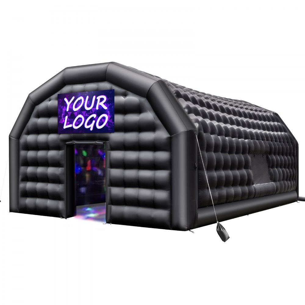 Nadmuchiwany namiot imprezowy Namiot w kształcie kostki 8x6x4m na dyskotekę, klub nocny Altana Namiot weselny z dmuchawą o mocy 1100 W. Worek z piaskiem 2 okna na imprezy Urodziny Ślub Czarny Nadmuchiwany namiot imprezowy Namiot w kształcie kostki 8x6x4m na dyskotekę, klub nocny Altana Namiot weselny z dmuchawą o mocy 1100 W. Worek z piaskiem 2 okna na imprezy Urodziny Ślub Czarny