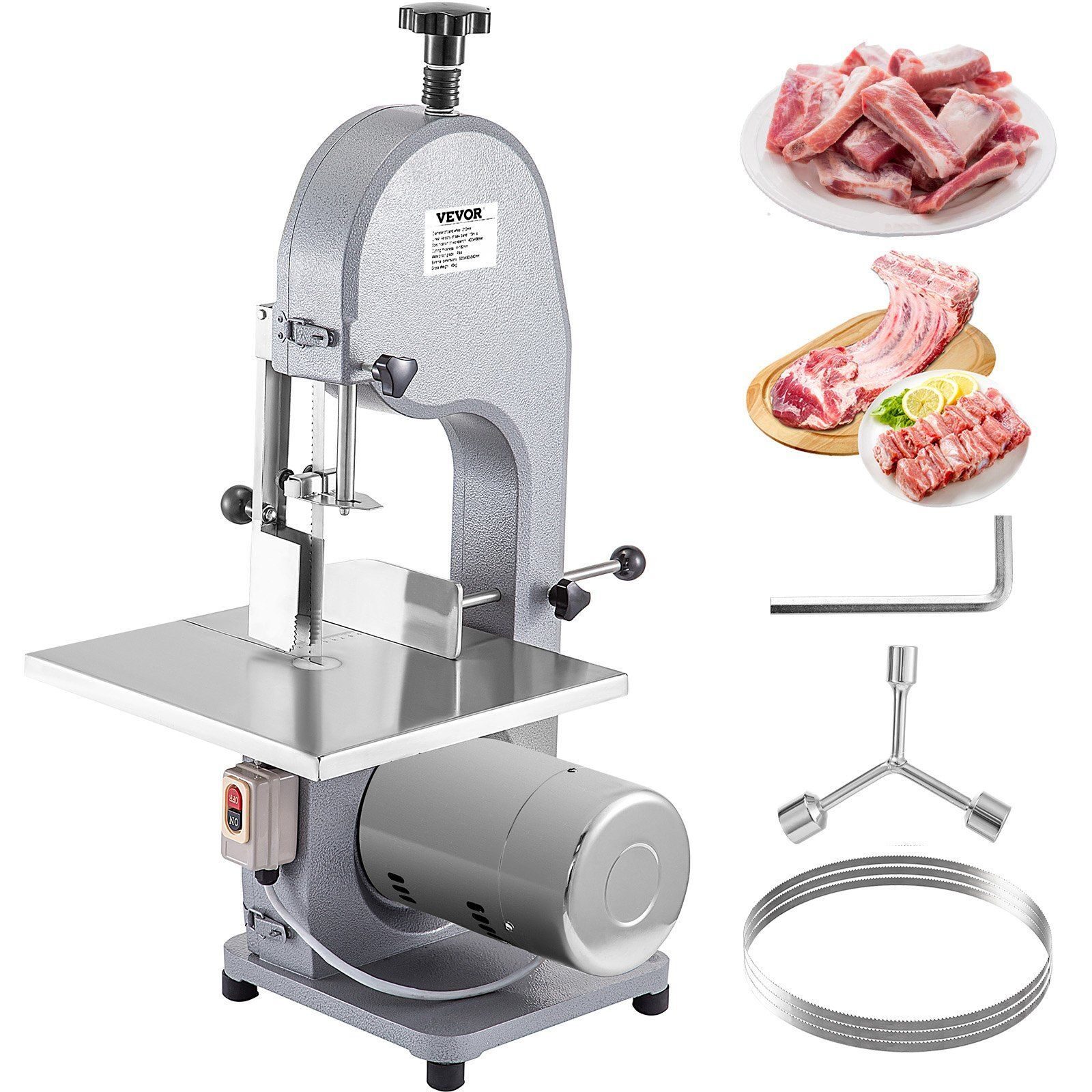 Professionele slager, gastro-beenlintzaag, kippenvarkensbeenzaagmachine, elektrische beenzaag
