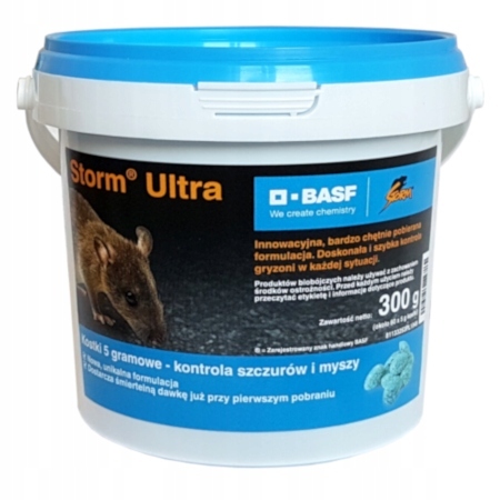 BASF Storm Ultra 2kg Rattenköder Mäuse Ratten Köder Bekämpfung Rattengift Hochwirksam BASF Storm Ultra 2kg Rattenköder Mäuse Ratten Köder Bekämpfung Rattengift Hochwirksam