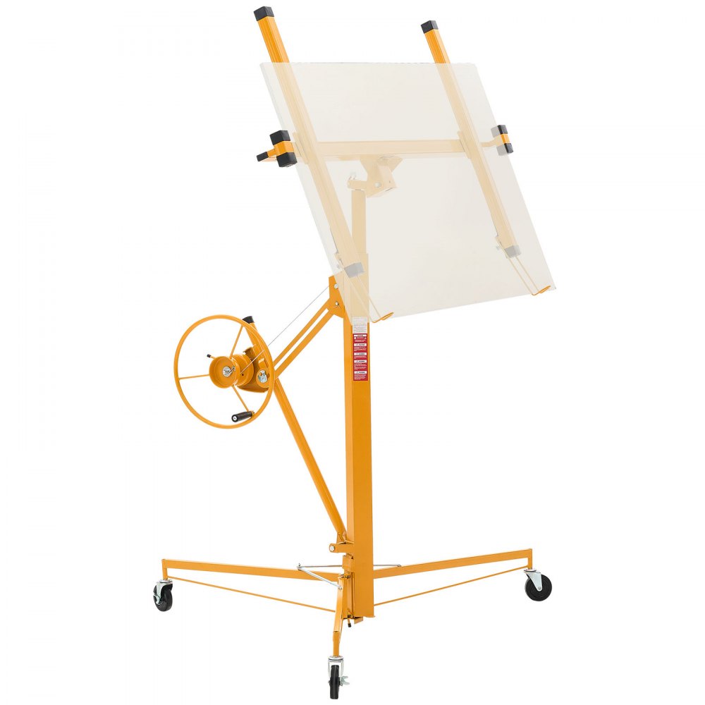 Plattenheber bis max. 68 kg, 3353 mm Höhe, Gipskartonheber mit verstellbarem Teleskoparm, Gipskarton, Trockenbauheber, Plattenheber, Hebezeug, Werkzeug, für Decken- und Wandmontage (gelb) Plattenheber bis max. 68 kg, 3353 mm Höhe, Gipskartonheber mit verstellbarem Teleskoparm, Gipskarton, Trockenbauheber, Plattenheber, Hebezeug, Werkzeug, für Decken- und Wandmontage (gelb)