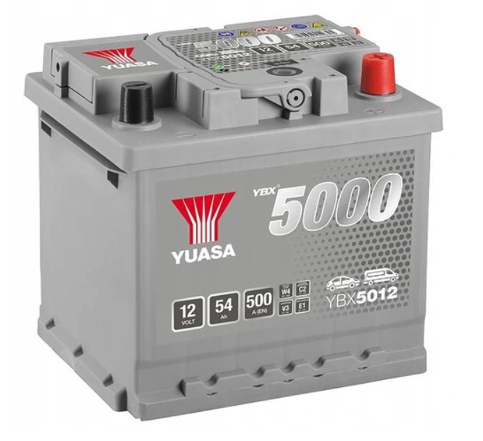 Yuasa Silver Ybx5012 54ah 500a