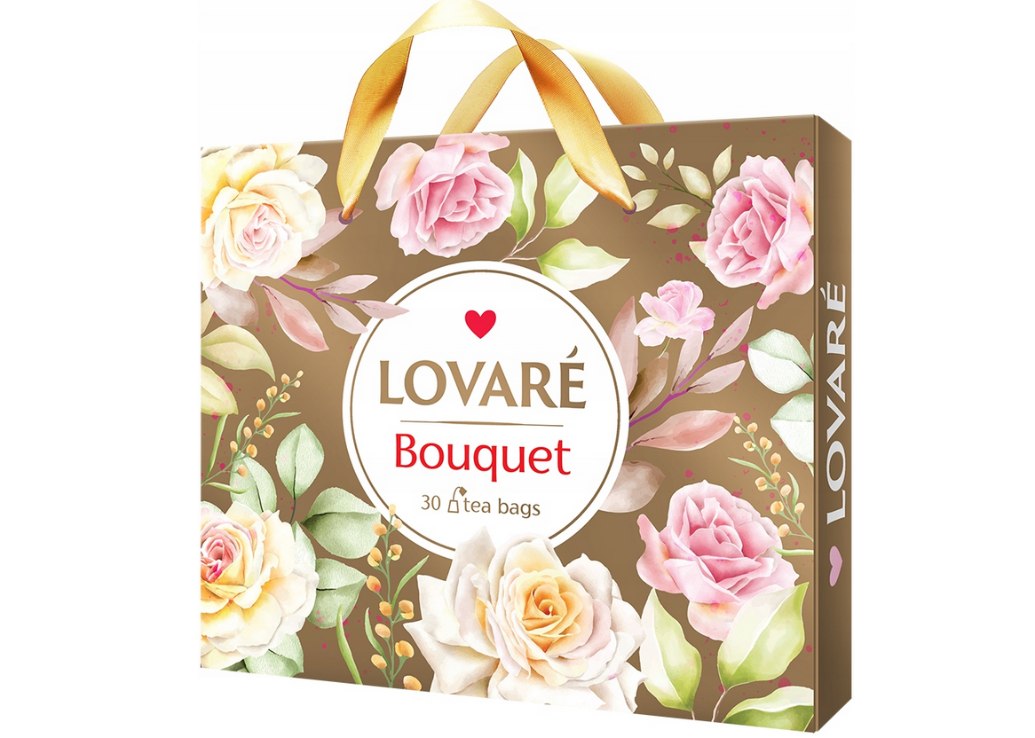 Lovare Bouquet Brown Teeset 6 Geschmacksrichtungen 30 Stück