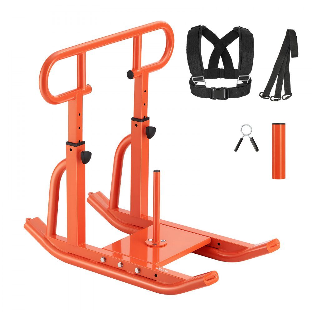 Luge de musculation luge de musculation pour améliorer la vitesse lors des exercices sportifs, appareil de fitness avec poignée, plaques de musculation compatibles mit 25/51 mm