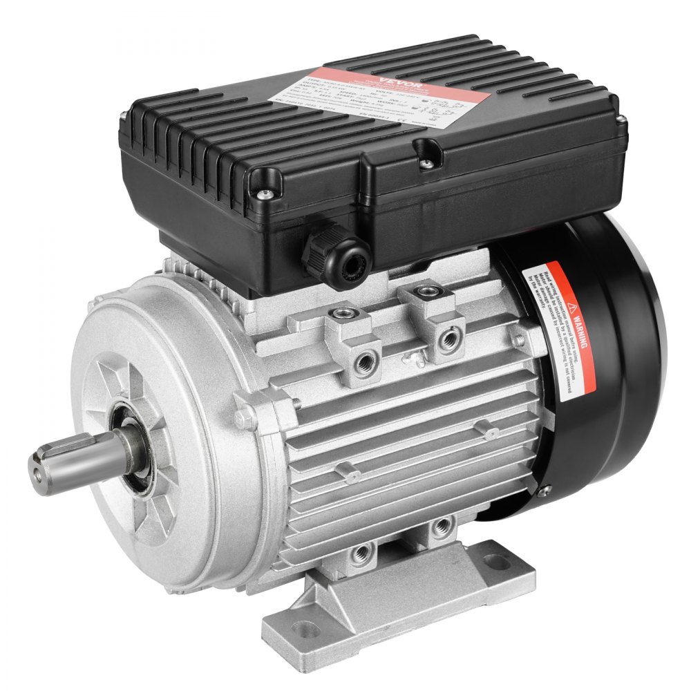0,55 kW elektrische motor 1400 rpm AC 220-240 V 4,5 A 80 B3 frame luchtcompressormotor eenfasig 19 mm spline-as rechts/links rotatie voor landbouwmachines en algemene uitrusting 0,55 kW elektrische motor 1400 rpm AC 220-240 V 4,5 A 80 B3 frame luchtcompressormotor eenfasig 19 mm spline-as rechts/links rotatie voor landbouwmachines en algemene uitrusting