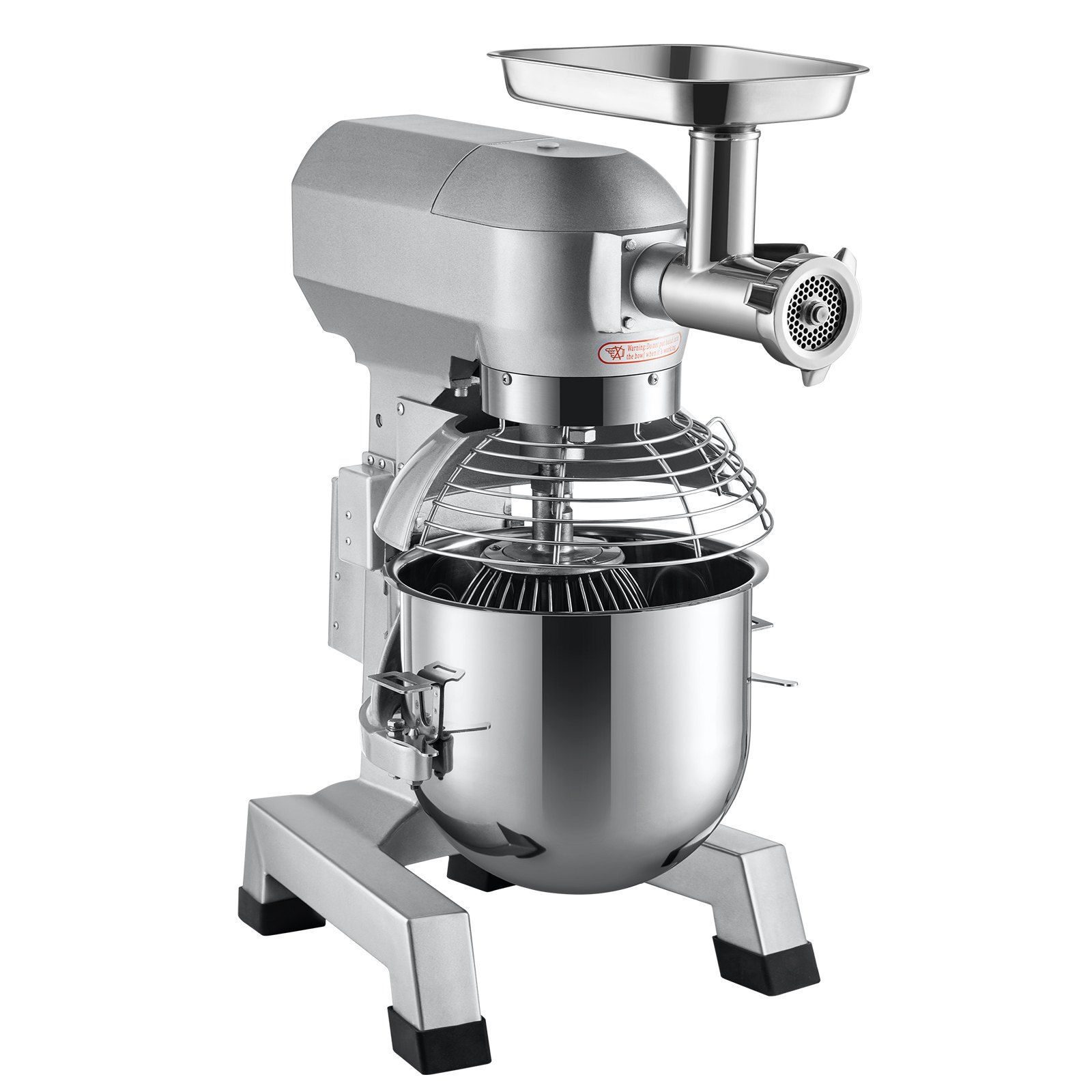 Multi-pétrin, robot culinaire, batteur sur socle, hachoir, hachoir à viande, machine à viande hachée électrique, hachoir à viande inox pour supermarché, boucherie, restaurant
