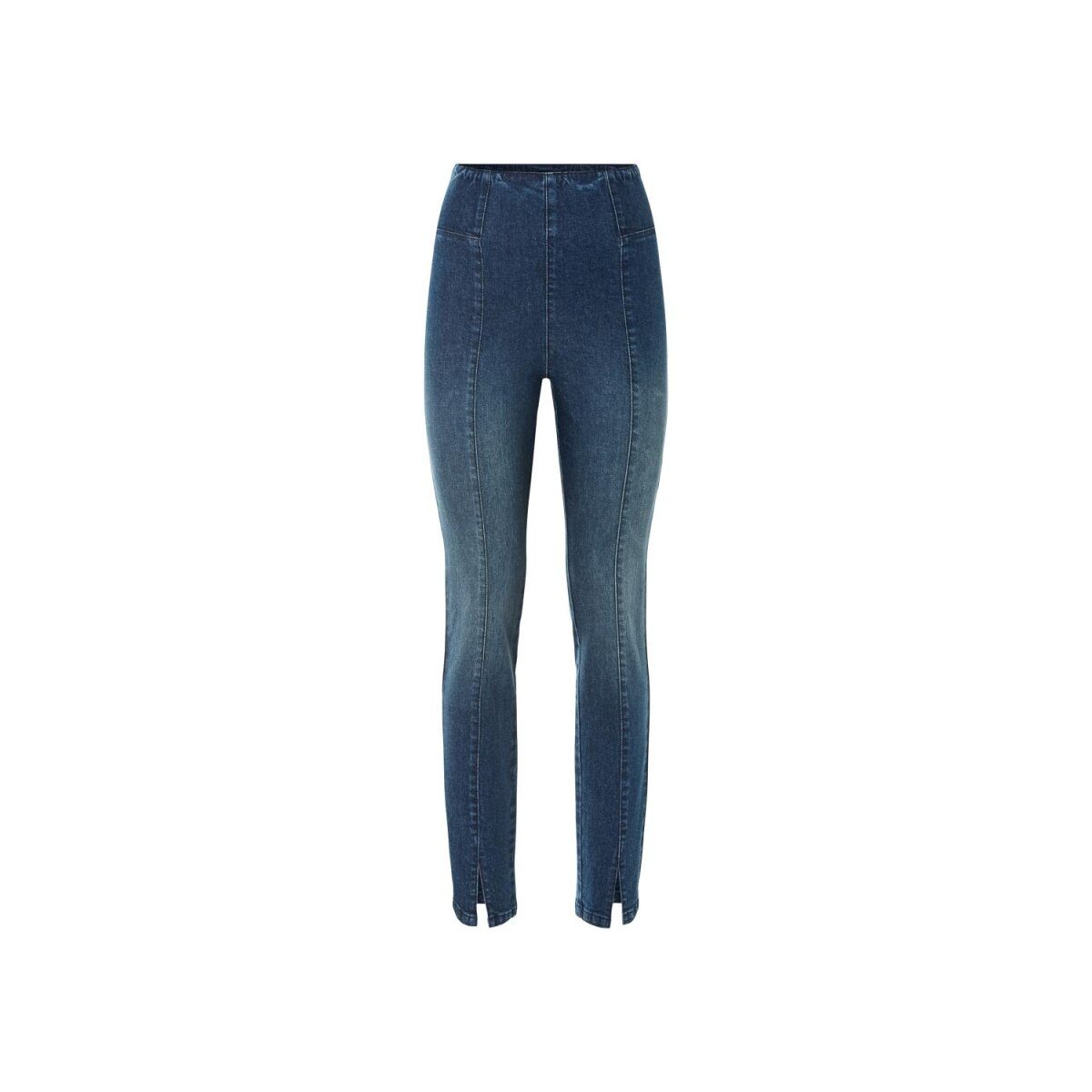 esmara® damesjegging, slim fit, hoge taille, S, blauw