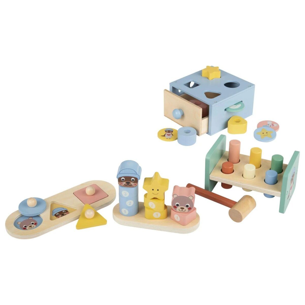 LUPILU® wooden play and learning boxes