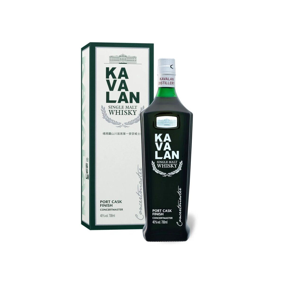 Kavalan Concertmaster Single Malt Whisky Port Cask Finish mit Geschenkbox 40 % Vol