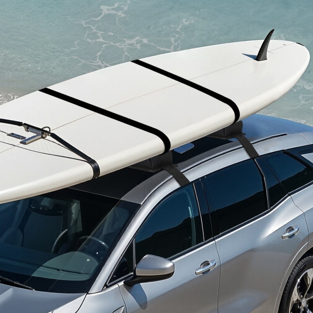 Soft Roof Rack Pads (395mm), Large Universal Car Roof Rack Pads, 80kg Kayak Rack Pads with Portable Storage Bag for SUP Canoe