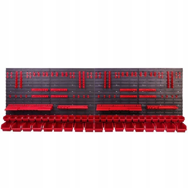 Workshop shelf tool wall 230x78 cm complete set