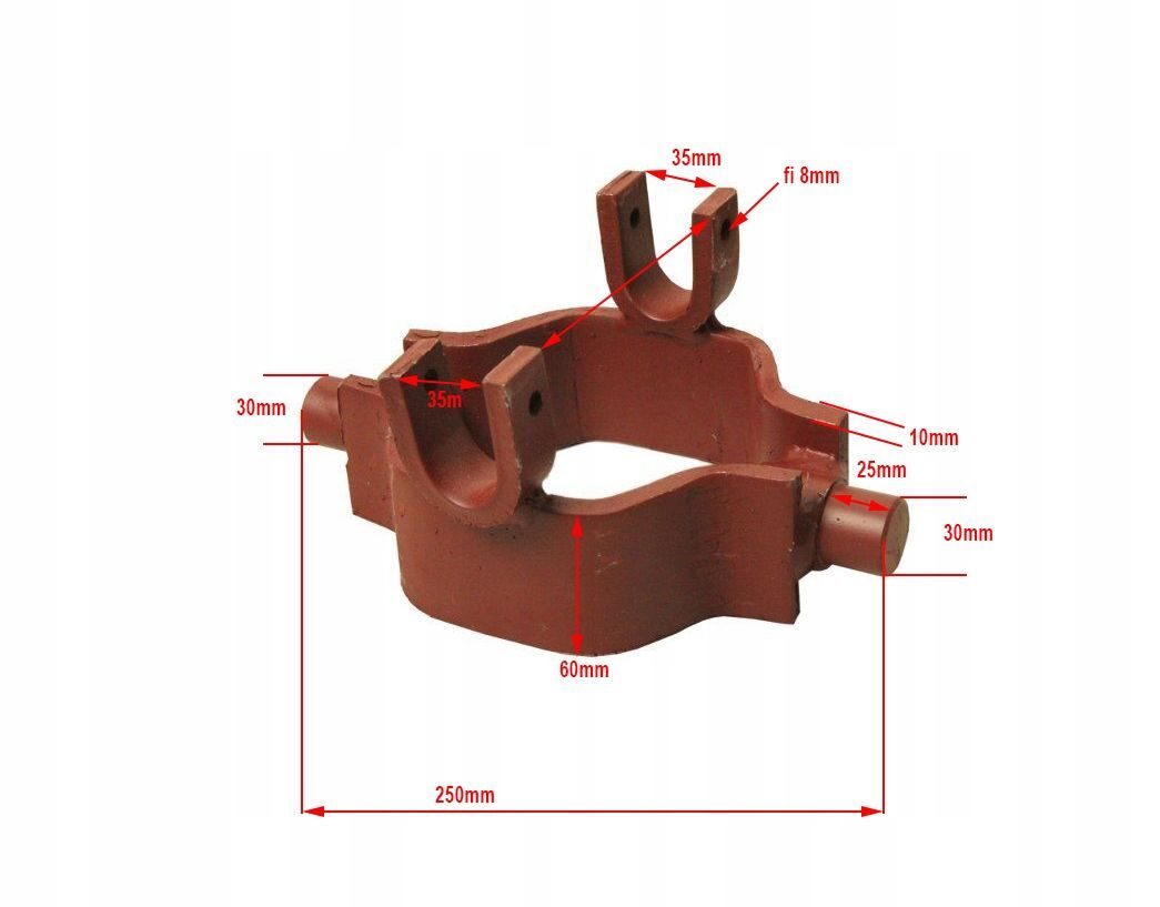 Hydraulischer ZYLINDER-ANHÄNGERKOLBEN D-732 Nabe 503