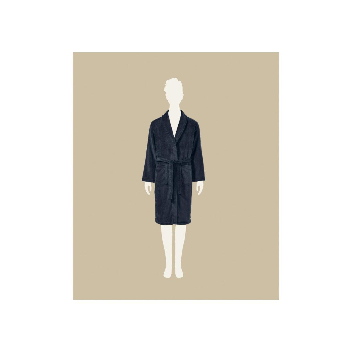 Peignoir LIVARNO® femme/homme (bleu, L)