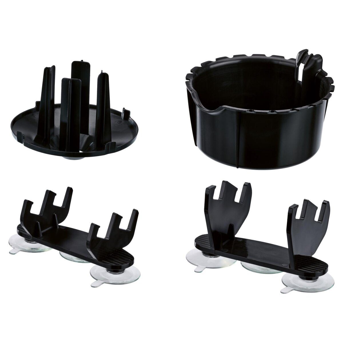 SILVERCREST® KITCHEN TOOLS Rührschüssel-Reduzierer / Dampfentsafter-Einsatz / Deckelhalter für Monsieur Cuisine, BPA-frei