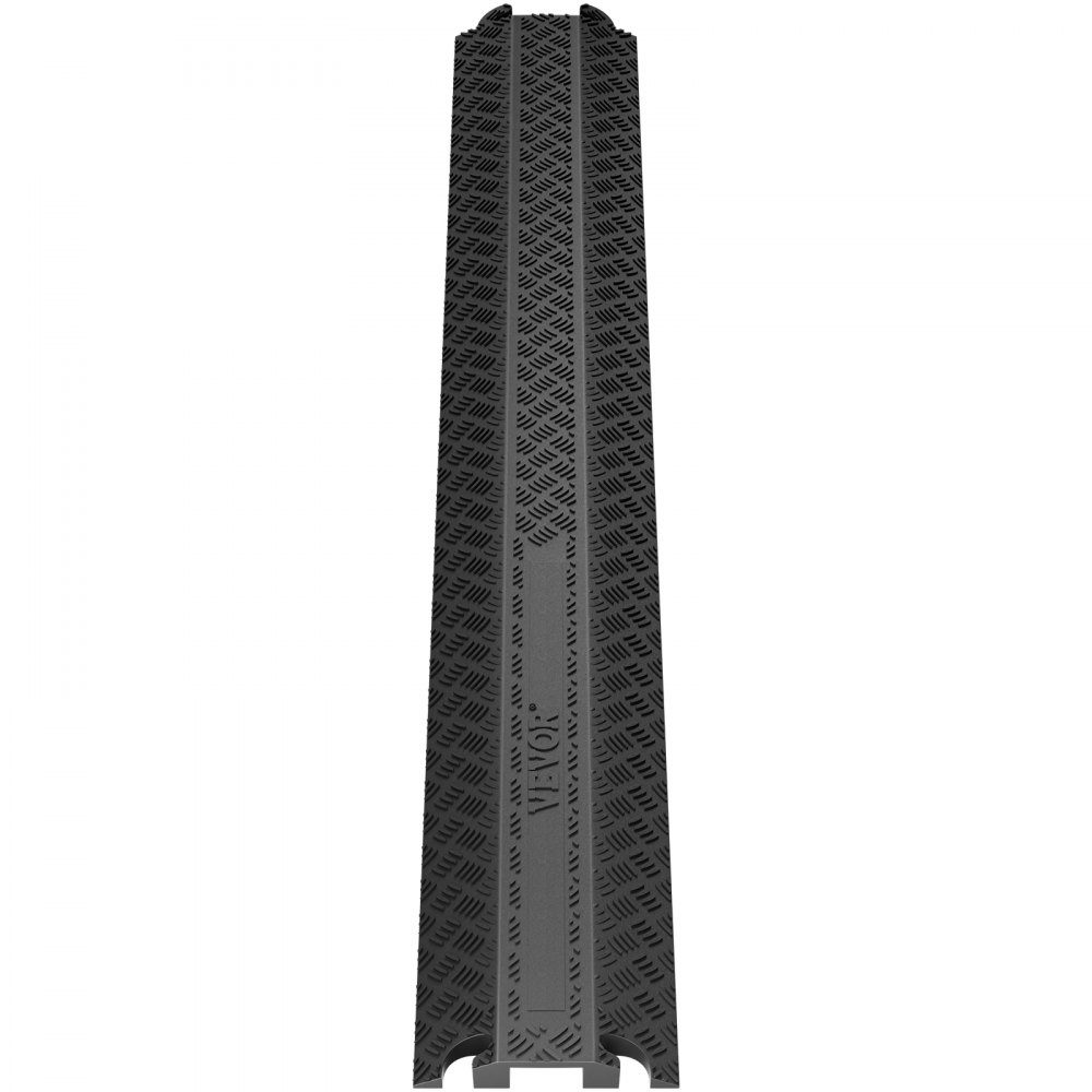 Paquet de 2 ralentisseurs 100x13x2cm, protection de câble de 2000lb, rampe de protection contre les chutes sur le couvercle de câble – Réf. HT-23242