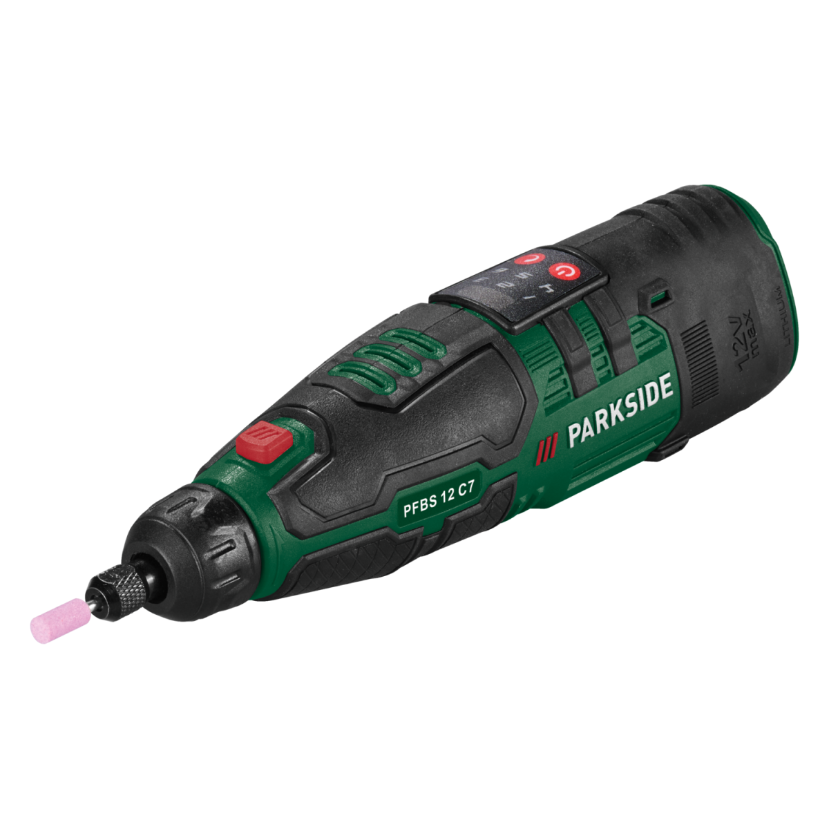 PARKSIDE® 12V Akku-Feinbohrschleifer PFBS 12 C7, mit integriertem Akku und Ladekabel