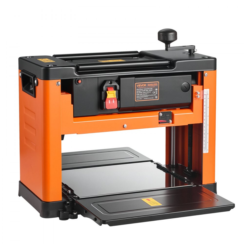Raboteuse, Trèfle, Table de travail 330 mm, Raboteuse, 2 kW, Vitesse moteur 23 500 tr/min, Rouleaux doubles, Protection contre le renversement, Travail du bois à vitesse unique, pour bois durs et résineux Raboteuse, Trèfle, Table de travail 330 mm, Raboteuse, 2 kW, Vitesse moteur 23 500 tr/min, Rouleaux doubles, Protection contre le renversement, Travail du bois à vitesse unique, pour bois durs et résineux