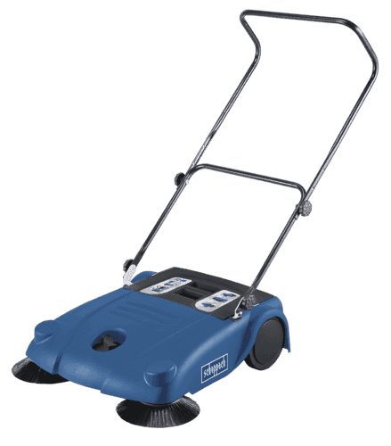 Scheppach sweeper S700 (sweeping width 700mm, 16L collecting basket, height adjustment 10mm, sweeping area 2000m²/h)