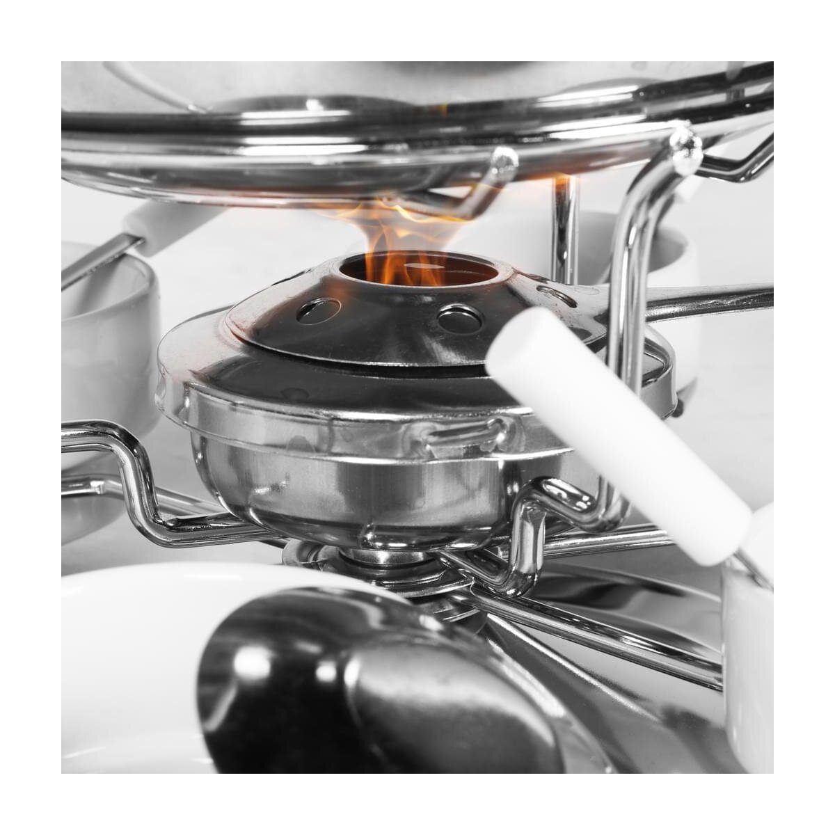 Zestaw do fondue Ribelli Fondue SET 28-teiliges, stal nierdzewna, średnica 16 cm