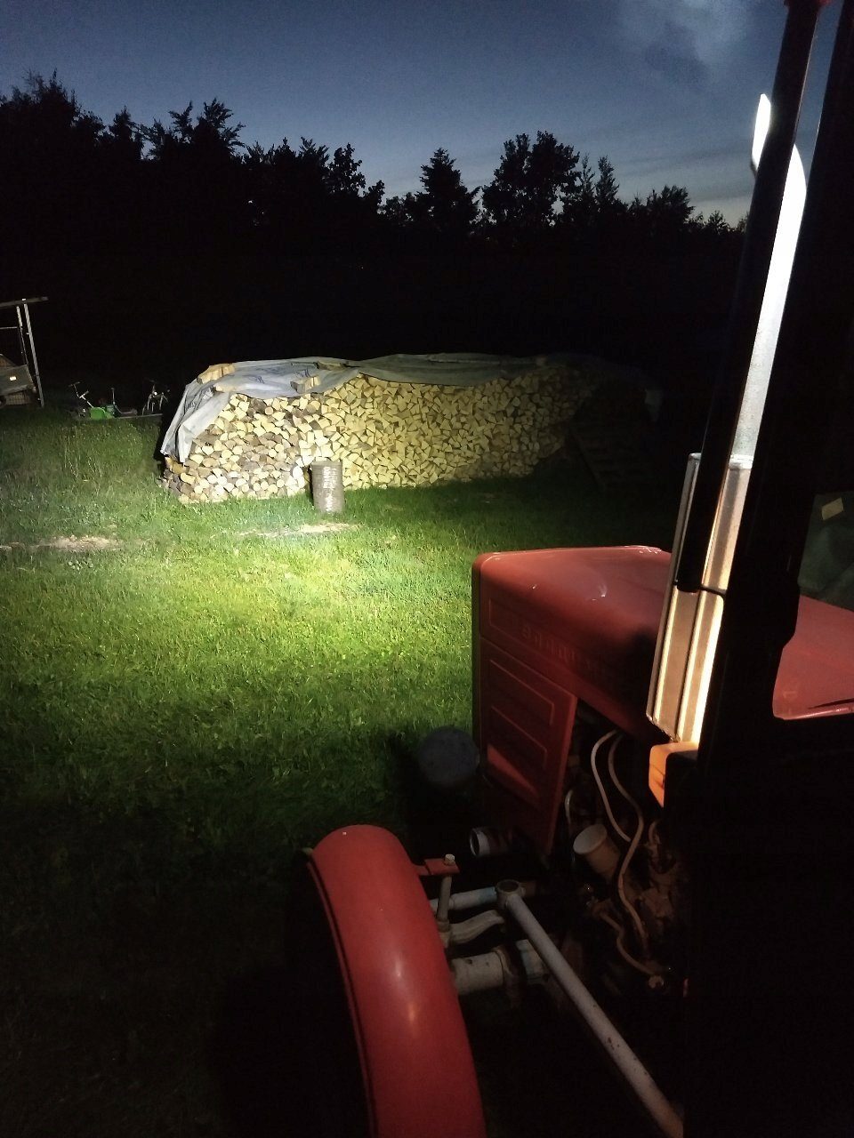 2x work lights agricultural machinery truck LED lamp car 12V 24V IP67 car floodlight tractor headlight