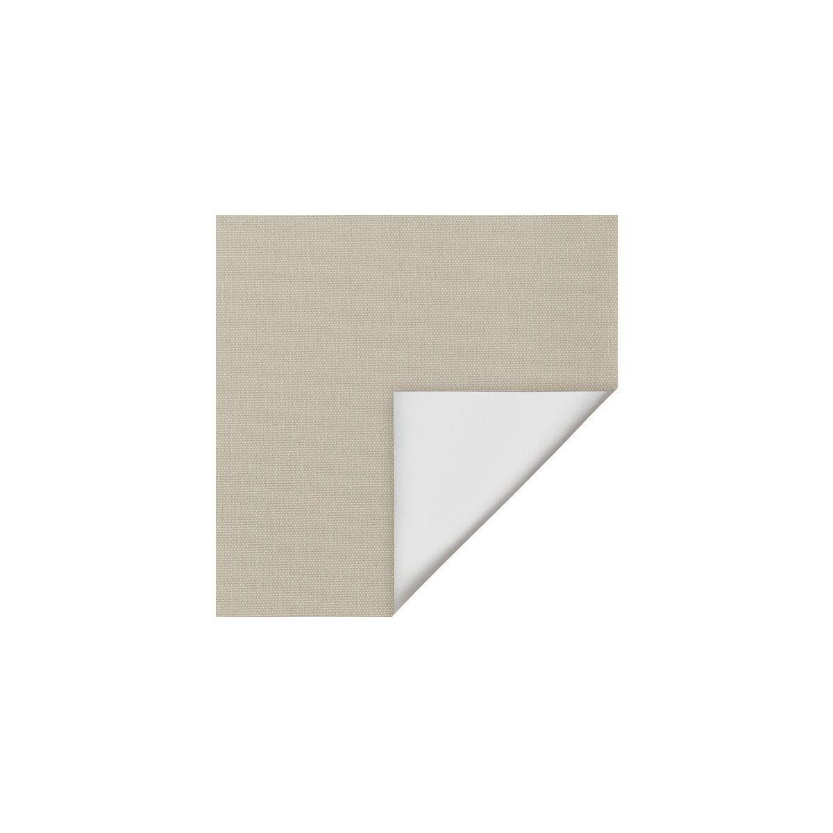 Lichtblick 2x set of thermal roller blinds, Klemmfix, blackout, 60 x 150 cm, cream