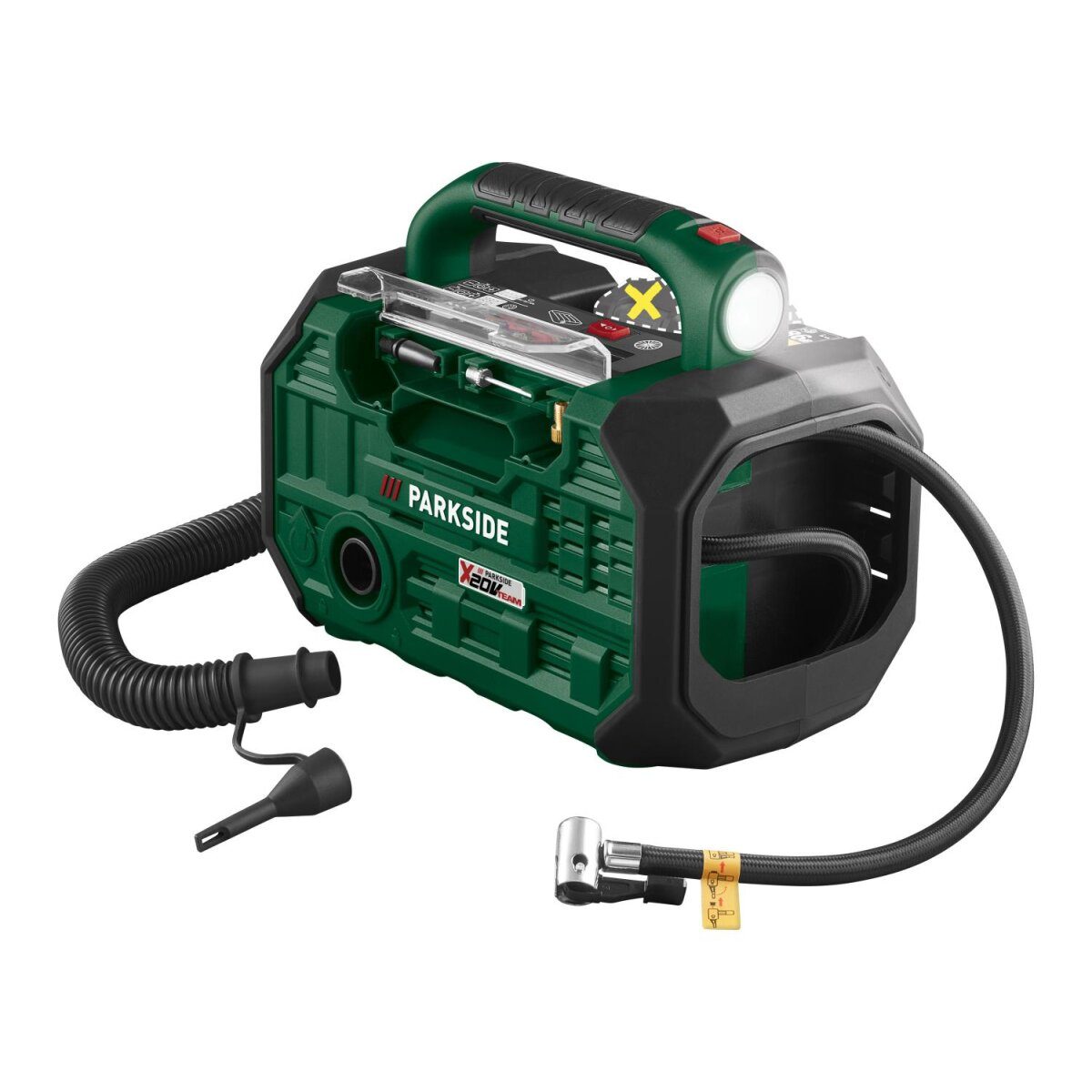 PARKSIDE® 20 V Akku-Kompressor und -Luftpumpe »PKA 20-Li C3«, ohne Akku und Ladegerät