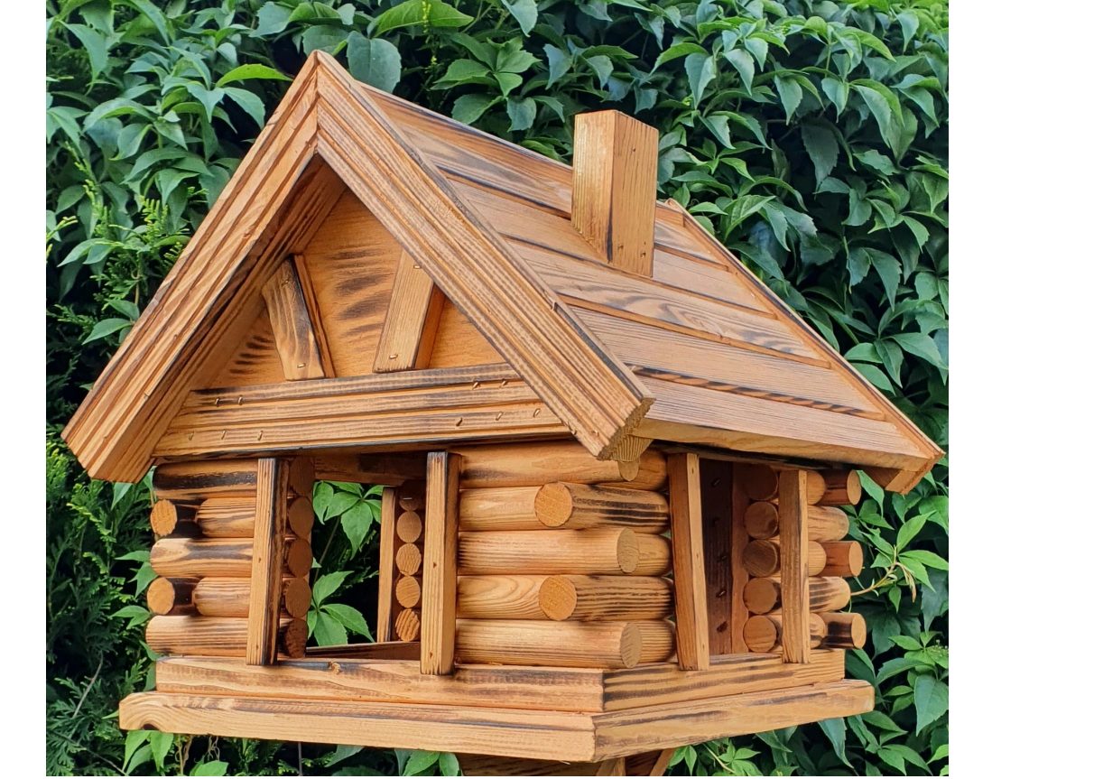 HANDGEFERTIGTER einzigartiger Nistkasten - Vogelhaus - Nistkasten - Vogelfutter