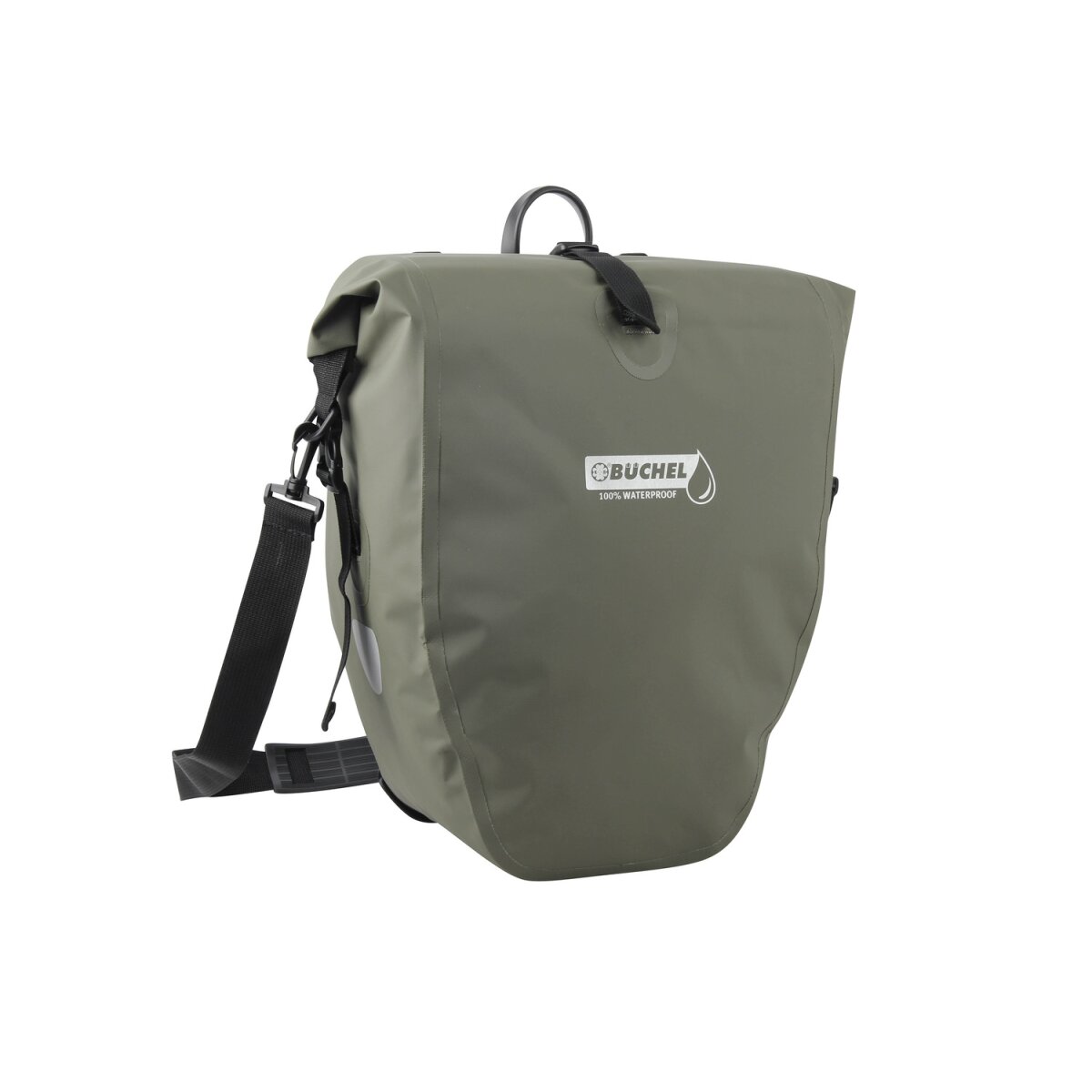BÜCHEL bicycle pannier bag, 25.4 l (forest green) BÜCHEL bicycle pannier bag, 25.4 l (forest green)