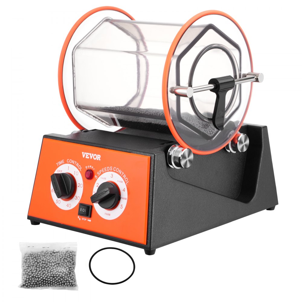 Polishing Drum, Jewelry Polishing Machine 5kg Rotary Cup Surface Polisher 60W Jewelry Polishing Rotary Cup Adjustable Time and Speed Polisher Ball Mill for Gold Silver etc Polishing Drum, Jewelry Polishing Machine 5kg Rotary Cup Surface Polisher 60W Jewelry Polishing Rotary Cup Adjustable Time and Speed Polisher Ball Mill for Gold Silver etc