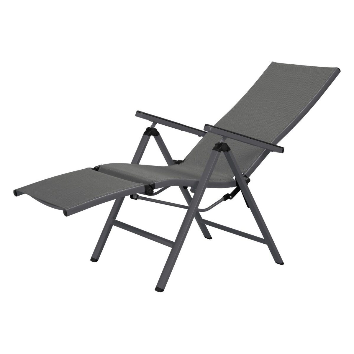 LIVARNO® Aluminium Relaxsessel „Houston“, Anthrazit Gut