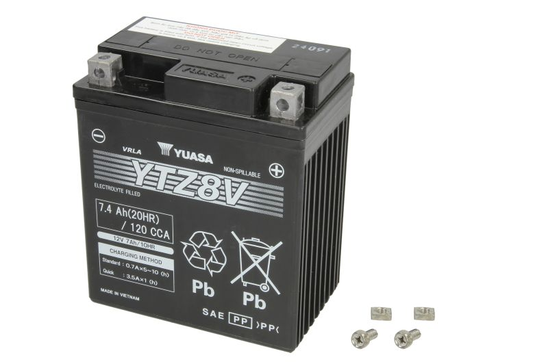 YUASA 12V 7.4AH 120A P+ YTZ8V – Part No. HT-47085