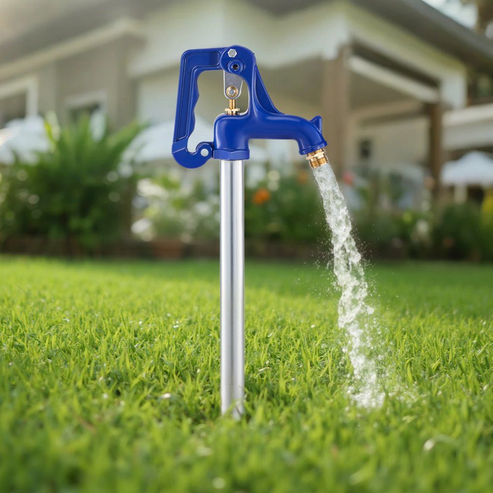 Frostsicherer Gartenhydrant, 1895 mm Außenhahn mit 1219,2 mm Einbautiefe, G 3/4"-Rohranschluss und Schlauchkupplung, bleifreier Hydrant für die Garten- und Bauernhofbewässerung
