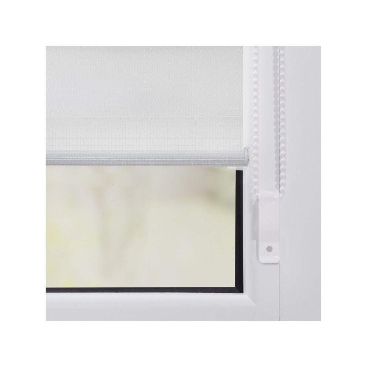 Lichtblick Duo roller blind Klemmfix, no drilling, white, 60x150 cm