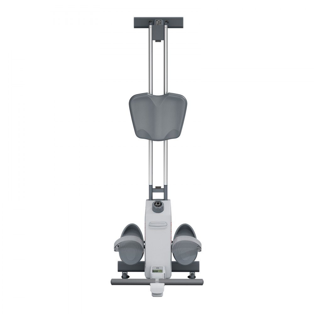 Leises Magnet-Rudergerät, 16 Widerstandsstufen einstellbar, klappbares Rudergerät für zu Hause mit Doppelgleitschienen & LCD-Monitor, Bluetooth-App-kompatibel, 158 kg Tragkraft