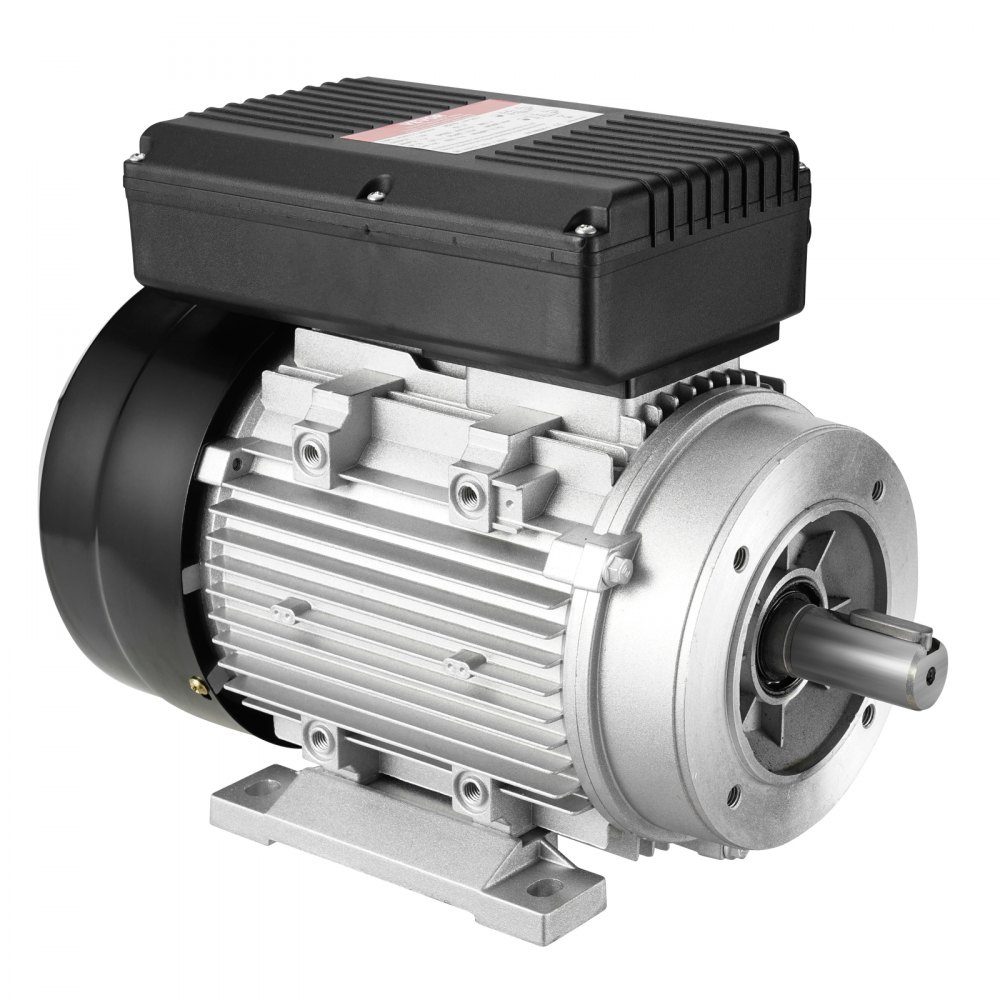 1,1 kW Elektromotor, 2800 U/min, AC 220–240 V, 7,1 A, 90S, B34-Rahmen, Luftkompressormotor, einphasig, 24 mm Keilwelle, Rechts-/Linksdrehung, für landwirtschaftliche Maschinen und allgemeine Geräte