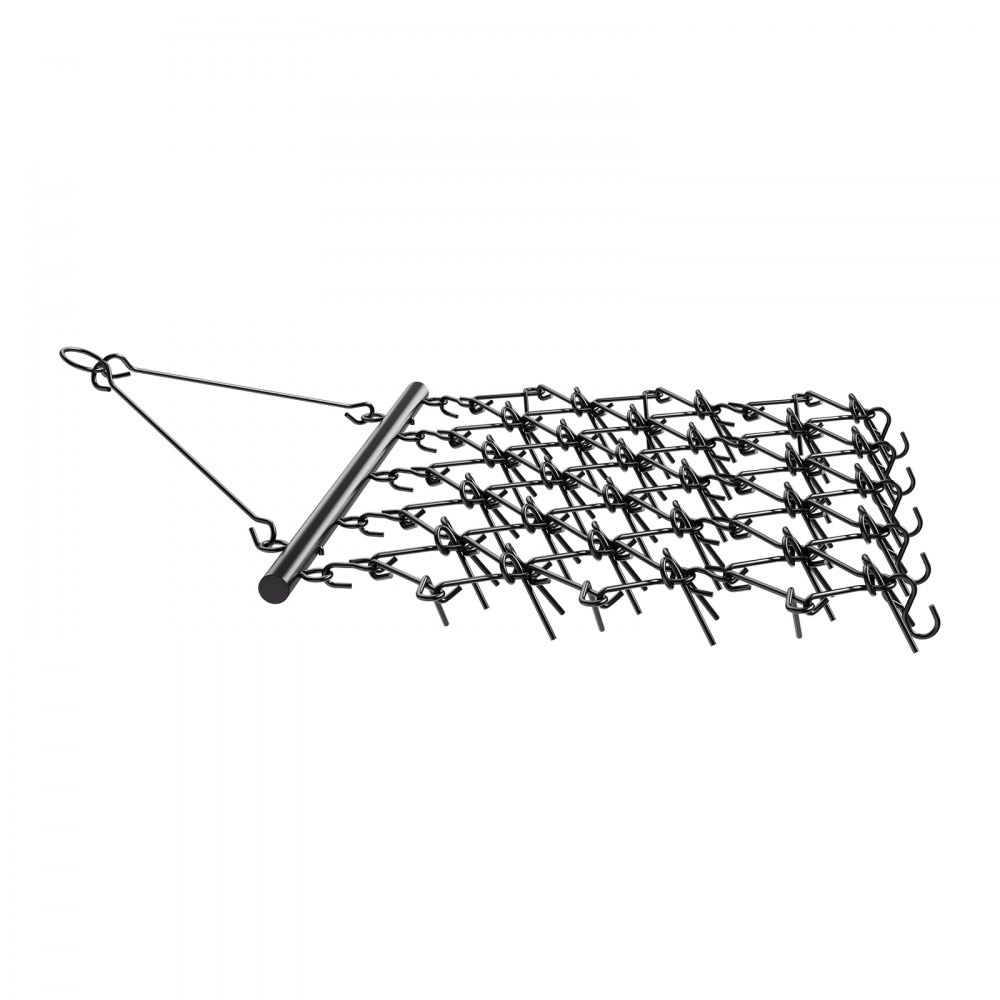 Wiesenegge, 178x147x11cm, Wiesenschleppe mit 60 Zähnen, geeignet für ATV- und UTV-Traktoren, zur Bodenbearbeitung, Aussaat, Glättung von Landschaften & Pflege von Schotterauffahrten Wiesenegge, 178x147x11cm, Wiesenschleppe mit 60 Zähnen, geeignet für ATV- und UTV-Traktoren, zur Bodenbearbeitung, Aussaat, Glättung von Landschaften & Pflege von Schotterauffahrten