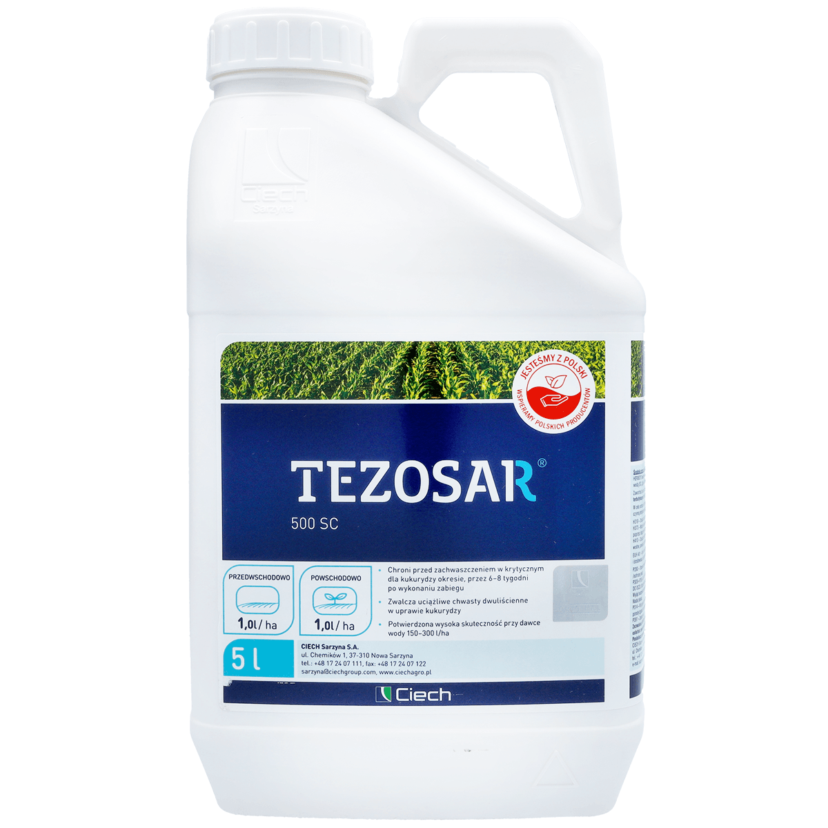 Tezosar 500 SC (Terbutylazine) Ciech – herbicide