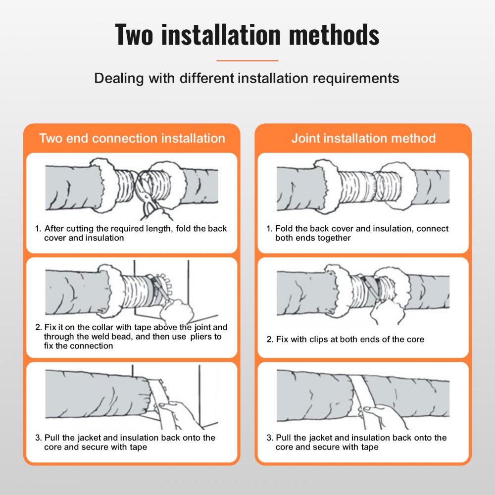 Aluminum Flex Hose 7620mm Long Ventilation Hose Φ158mm Aluminum Flex Pipe Air Duct R-4.2 Thermal Resistance Value 25mm Pipe Thickness Aluminum Pipe Hose Owens Corning Insulation Wool Air Ducts Aluminum Flex Hose 7620mm Long Ventilation Hose Φ158mm Aluminum Flex Pipe Air Duct R-4.2 Thermal Resistance Value 25mm Pipe Thickness Aluminum Pipe Hose Owens Corning Insulation Wool Air Ducts