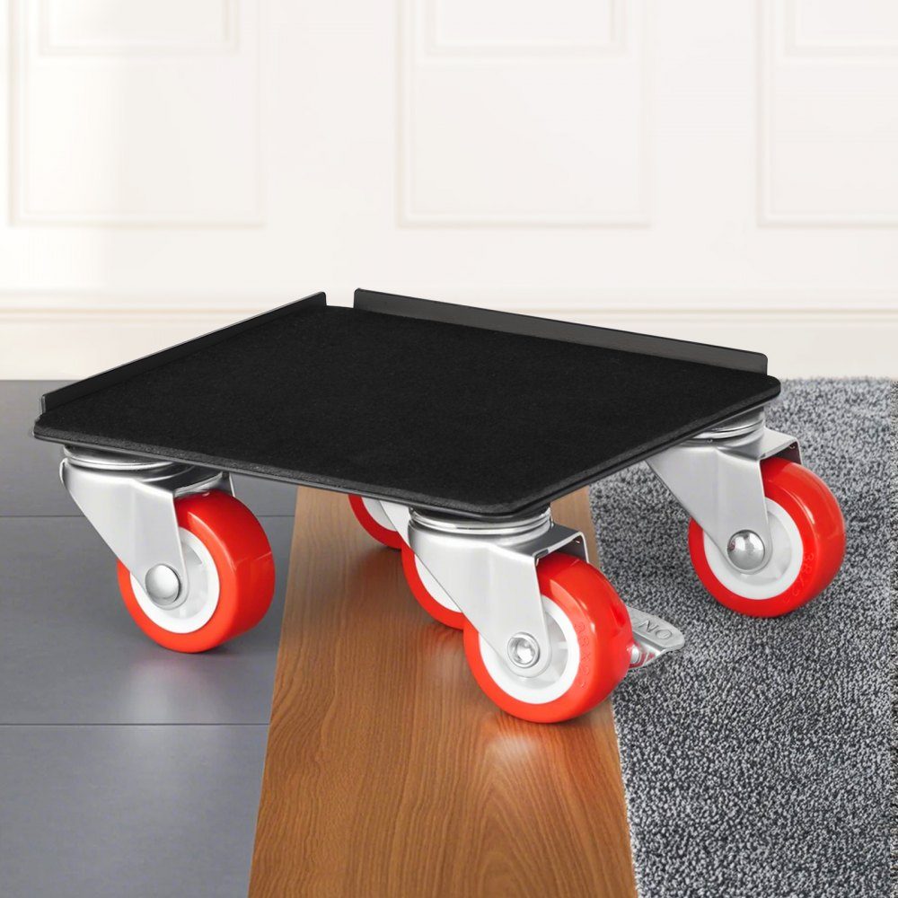 Furniture Trolley Max Load 544kg Heavy Duty Furniture Transporter with 5 x 360° Rotating Wheels Furniture Roll Furniture Lifting Pushing Tool Set for Household Appliances Sofa Refrigerator Washing Machine