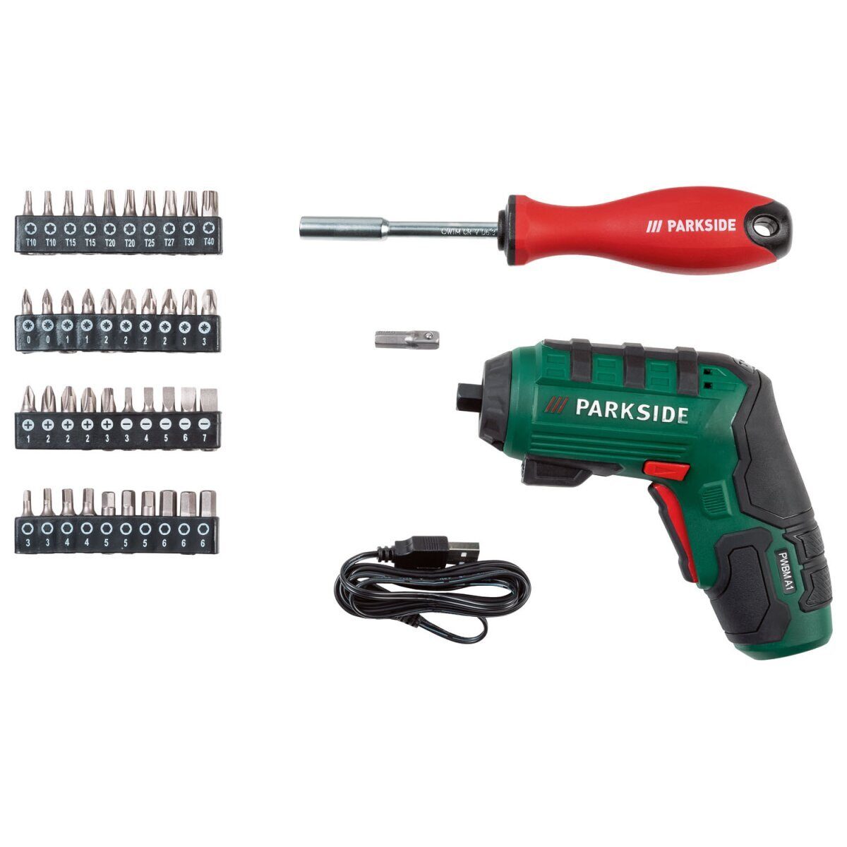 *SALE* PARKSIDE® Werkzeugkoffer Metall »PWBM A1«, mit 4V-Batterie