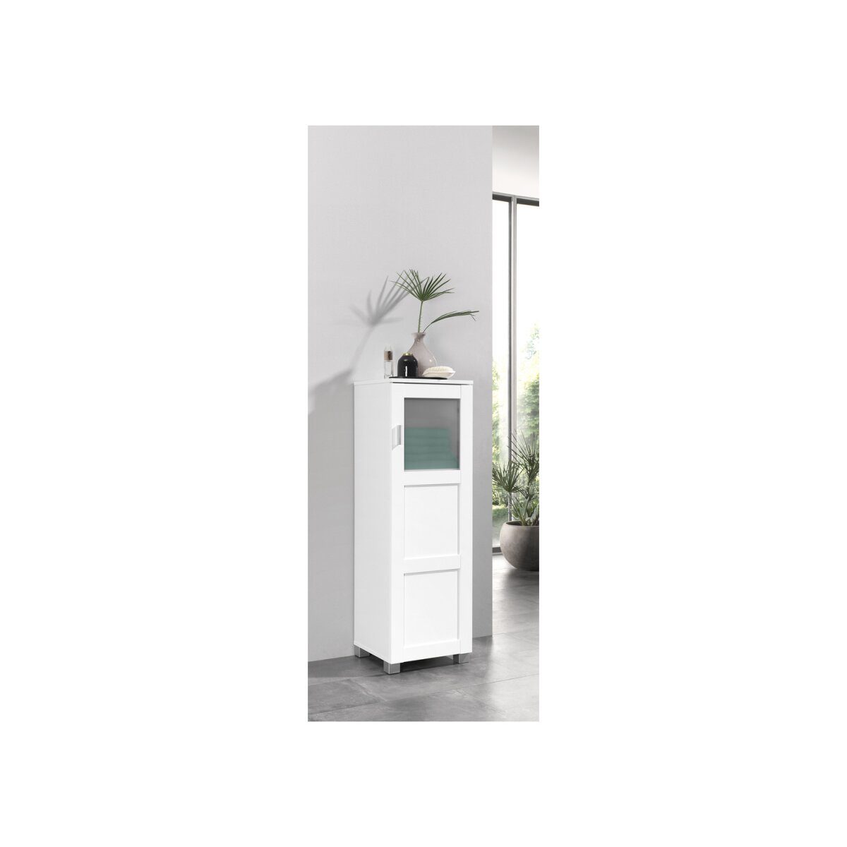 LIVARNO home Basel badkamervitrinekast, met veiligheidsglas