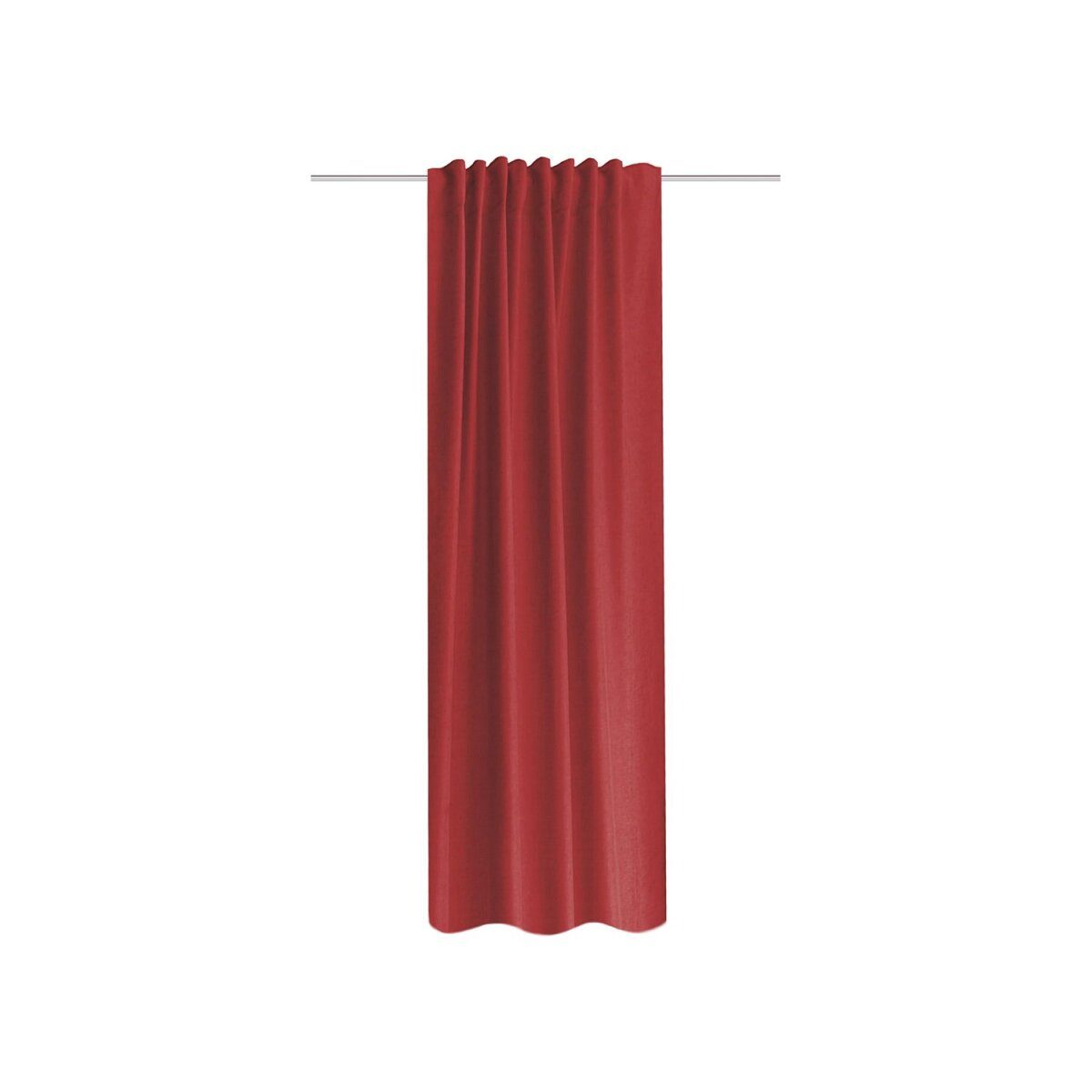 Home page Living ideas Thermal curtain “Uni”, opaque, with thermal fleece (Bordeaux, 245 x 135 cm)