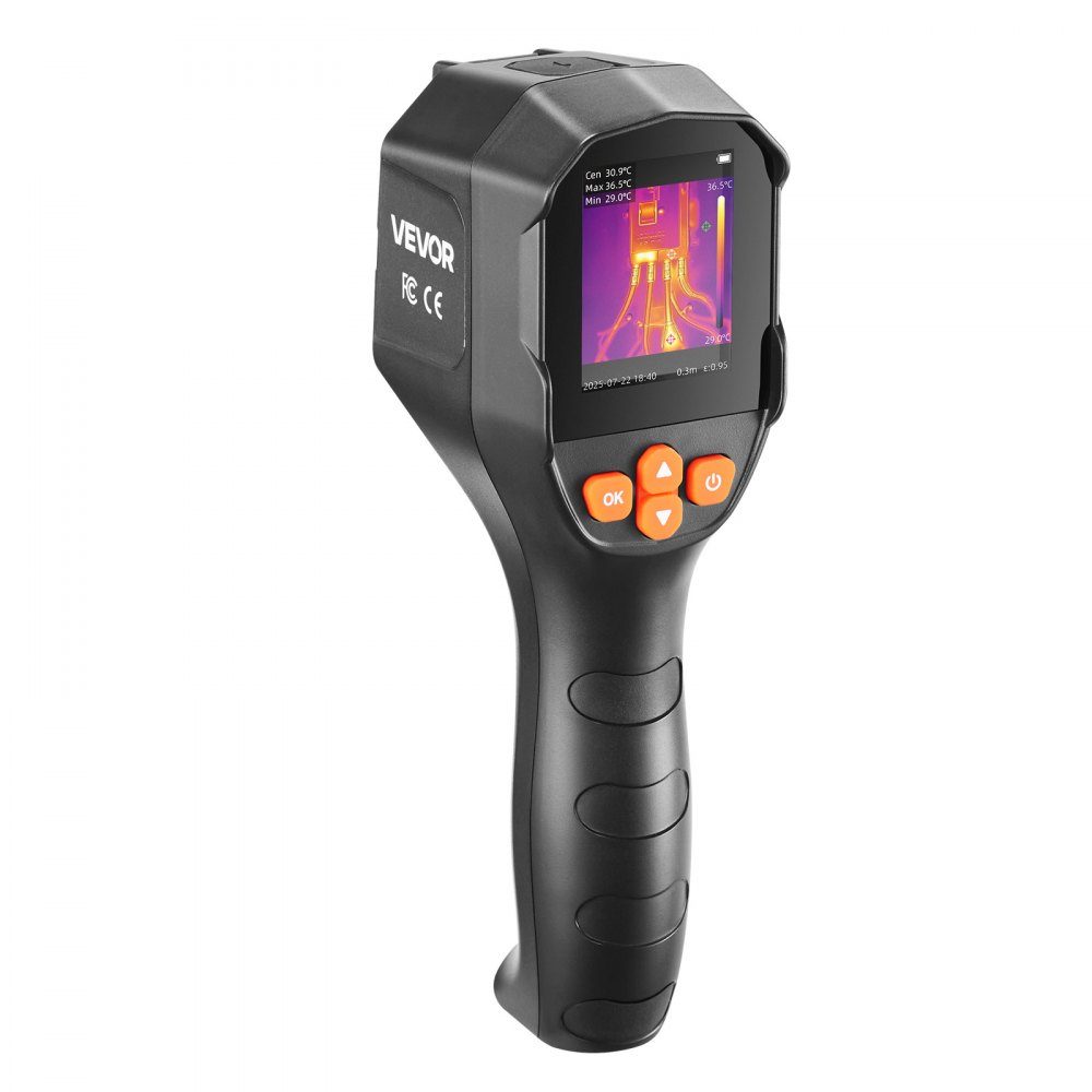 Thermal Imaging Camera, TISR Super Resolution 240x180, Portable Thermal Imaging Camera with 2MP Visual Camera, 96x96 IR Resolution, 25Hz Refresh Rate, -20-550°C, 4 Image Modes and 6 Color Palettes