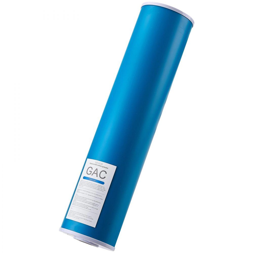 Cartouche de remplacement de filtre à eau pour toute la maison, 115x507mm, filtre de remplacement à charbon actif GAC pour système de filtration d'eau en 3 étapes, réduit le chlore, le mauvais goût et les odeurs