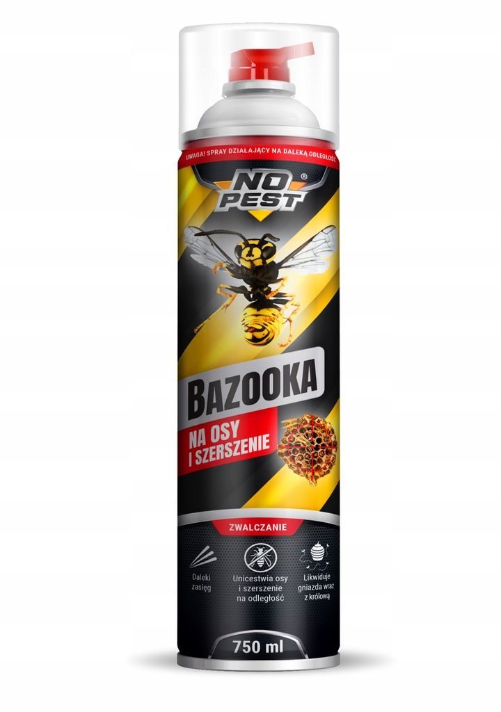 Strong spray against wasps and hornets - Bazooka 750 ml