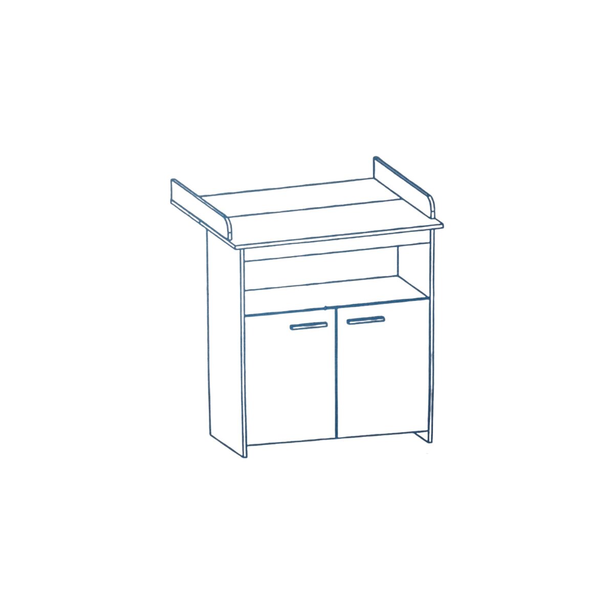 roba changing table Anna, anthracite/Kenteich decor good roba changing table Anna, anthracite/Kenteich decor good