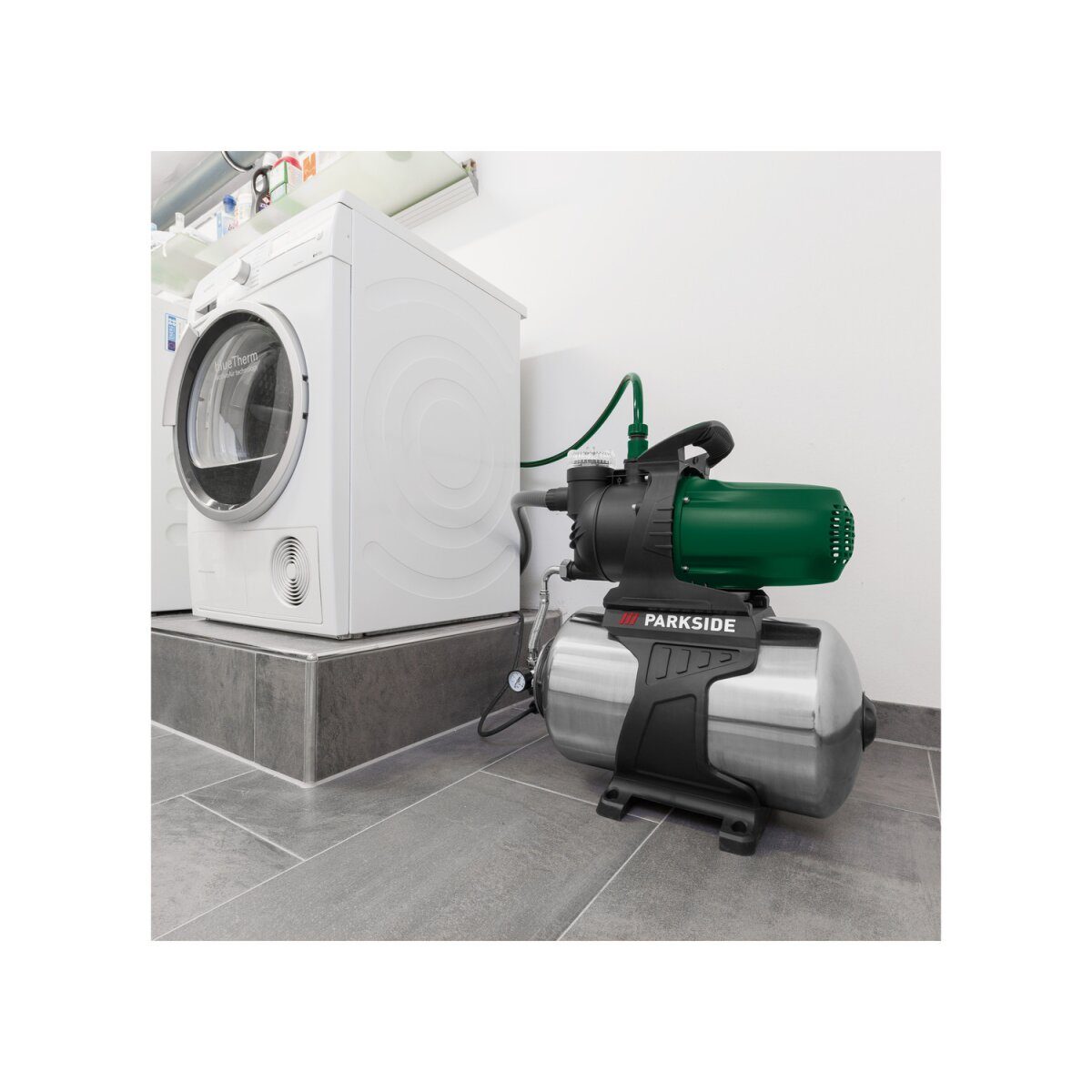 PARKSIDE® domestic waterworks stainless steel »PHWW 1300 B1«, 24 liter tank