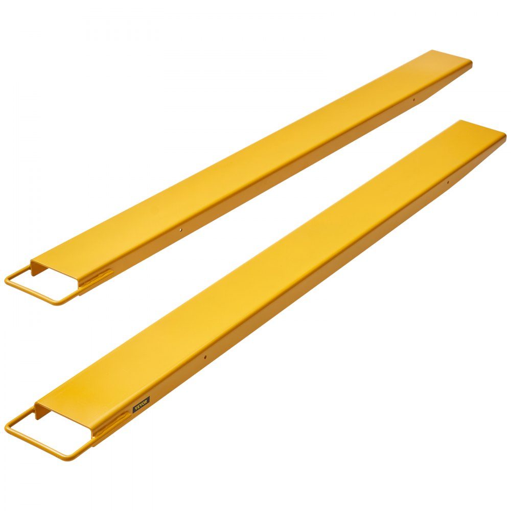 Set of 2 Fork Extensions, 1820mm Tine Extension, 1,815 Ton Capacity Forks, Q235 Carbon Steel, One Piece Design, Pallet Fork Extension, Compatible mit 127-mm-Gabeln – Part No. HT-22979